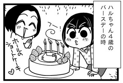 漫画『怒涛のにゅーじヨージ』Vol.19「ハルちゃんのお誕生日で」